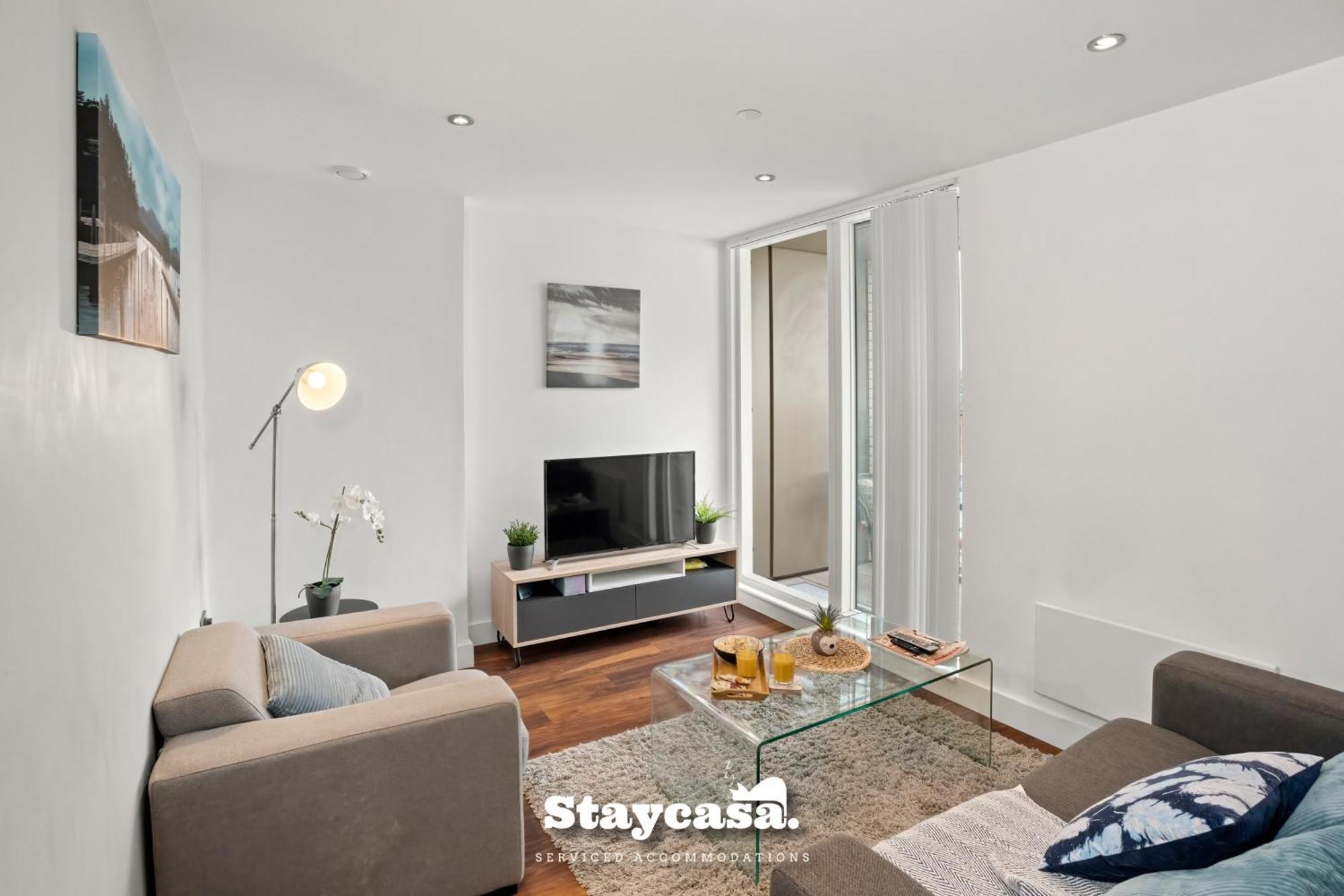 Spectacular Apartment Balcony View In City Centre Mánchester Exterior foto
