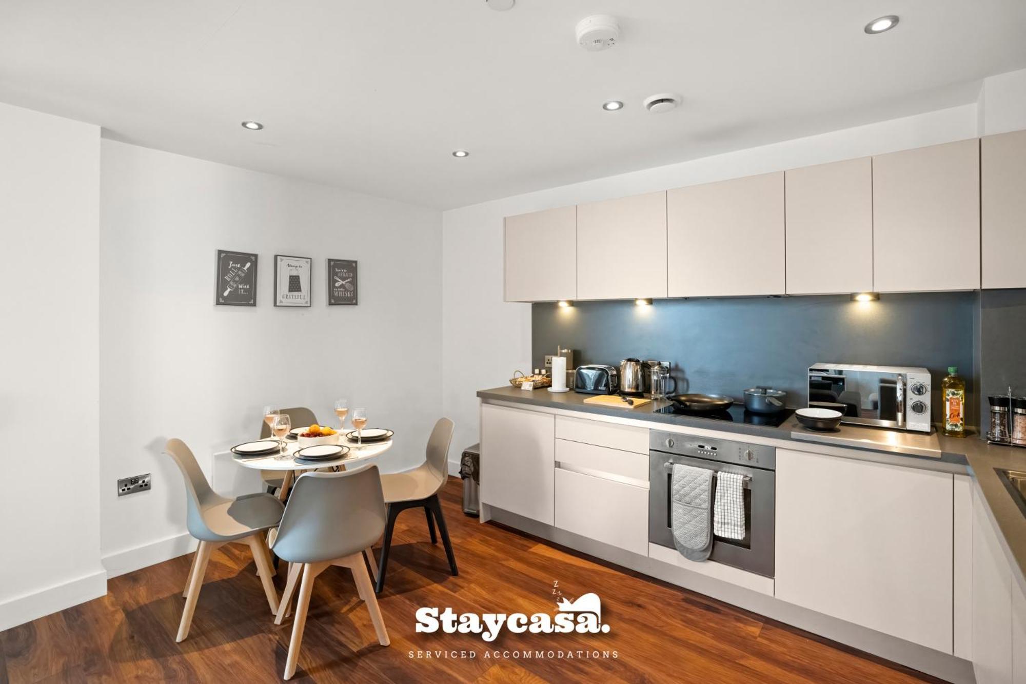 Spectacular Apartment Balcony View In City Centre Mánchester Exterior foto