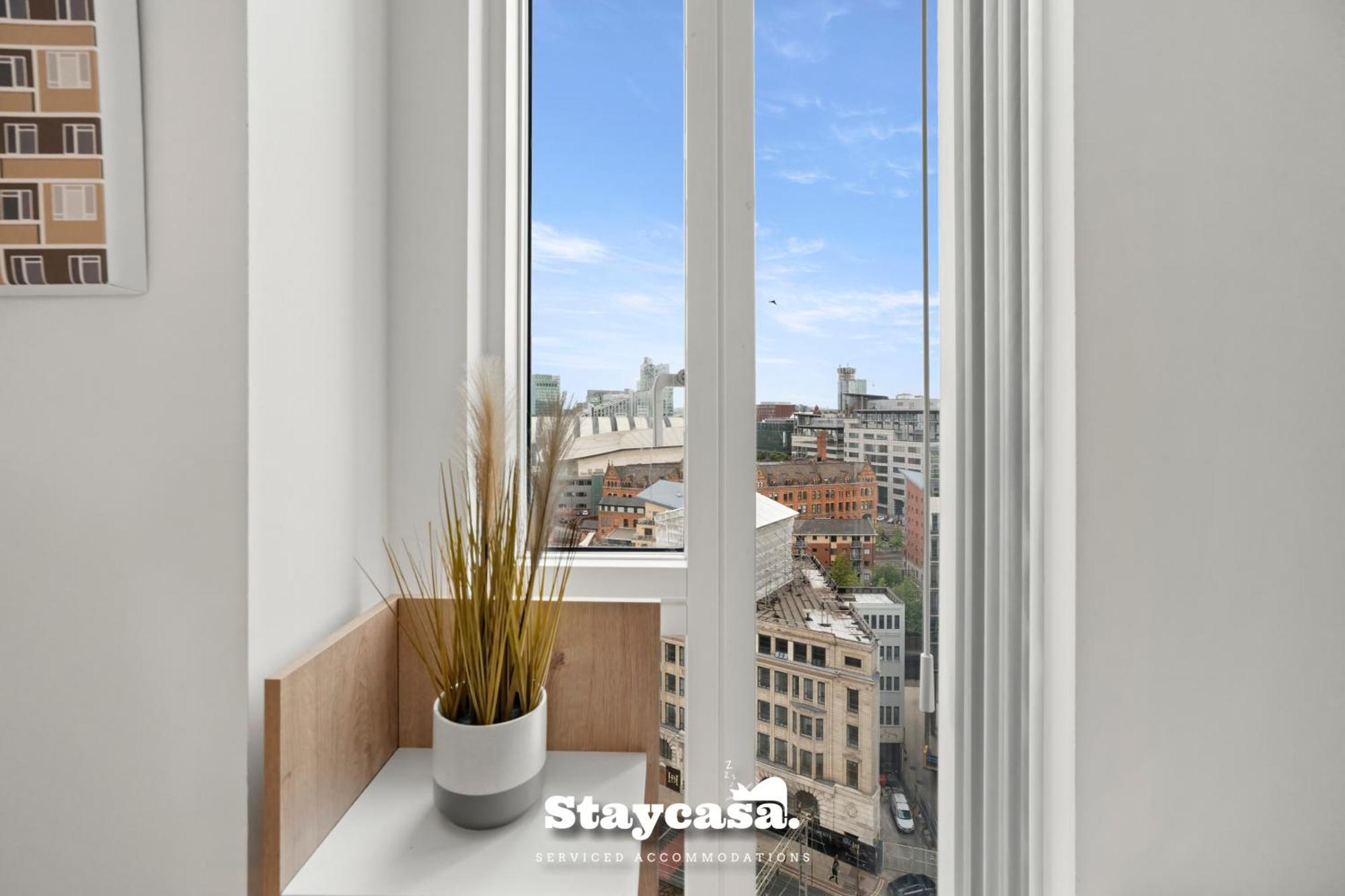 Spectacular Apartment Balcony View In City Centre Mánchester Exterior foto