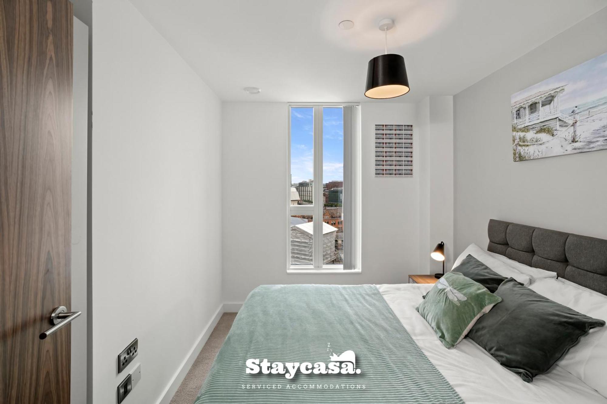 Spectacular Apartment Balcony View In City Centre Mánchester Exterior foto